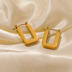 316L Stainless Steel Waterproof Earrings – Minimalist Jewelry for Vacation