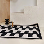 Modern Abstract Area Rug – Luxury Soft Floor Mat for Living Room Bedroom