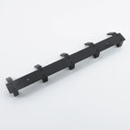 Modern Aluminum Wall Hooks – Black Towel Hanger for Bathroom and Coat Storage