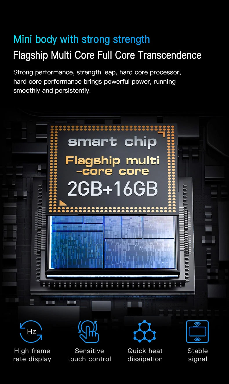 Mini Smartphone – 3.0 Inch Display with Facial Recognition for Android