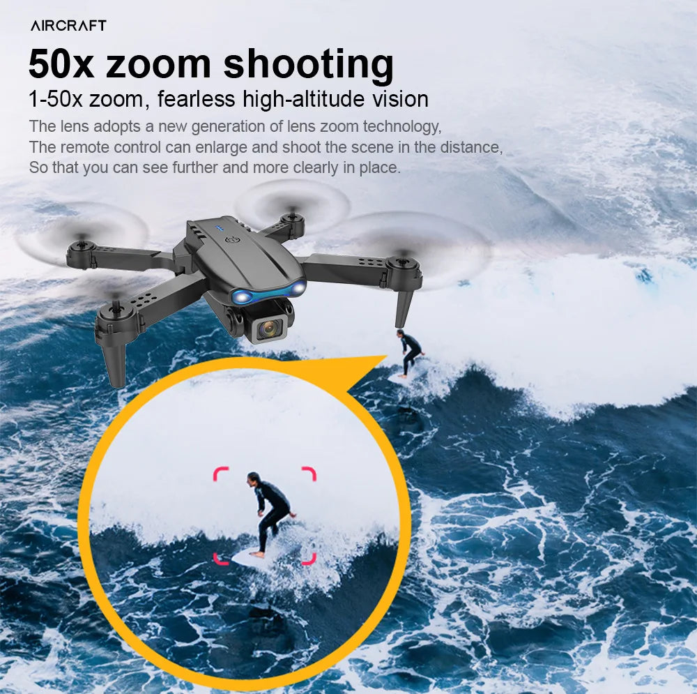 Dual Camera Drone – Obstacle Avoidance Quadcopter for Beginners and Kids
