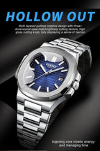 Automatic Quartz Wristwatch – Luxury Business Movement for Men