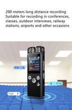 Digital Voice Recorder – Stereo PCM Dictaphone for Meetings and Transcription