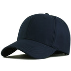 Oversized Cotton Baseball Cap – Adjustable Large Fit for Men and Women