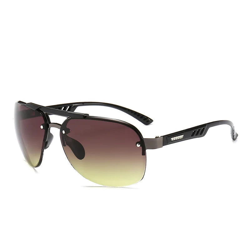 Polarized Metal Pilot Sunglasses – Vintage UV400 Eyewear for Driving
