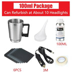 Car Headlight Restoration Kit – Professional Lens Repair Liquid Tool