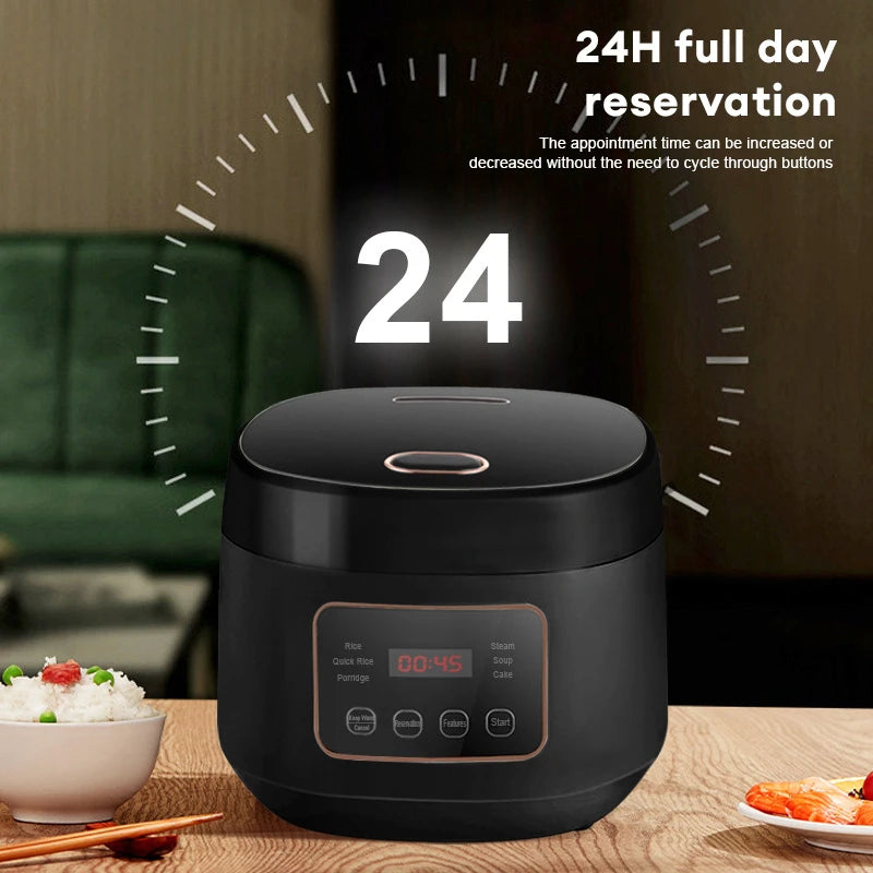 Electric Rice Cooker – 3L Non-Stick Smart Pot for Household Meal Prep