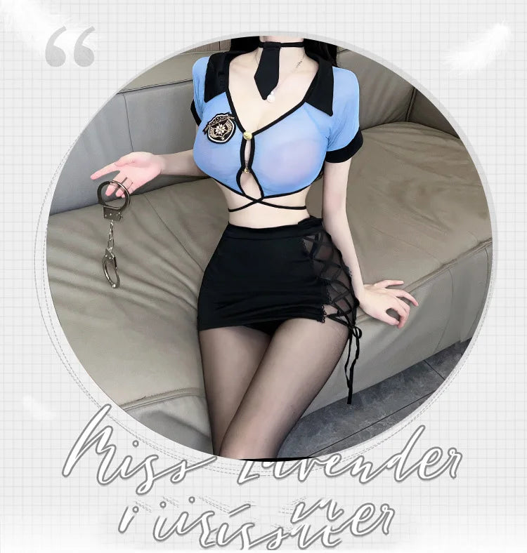 Police Officer Roleplay Set – Seductive Professional Costume for Cosplay