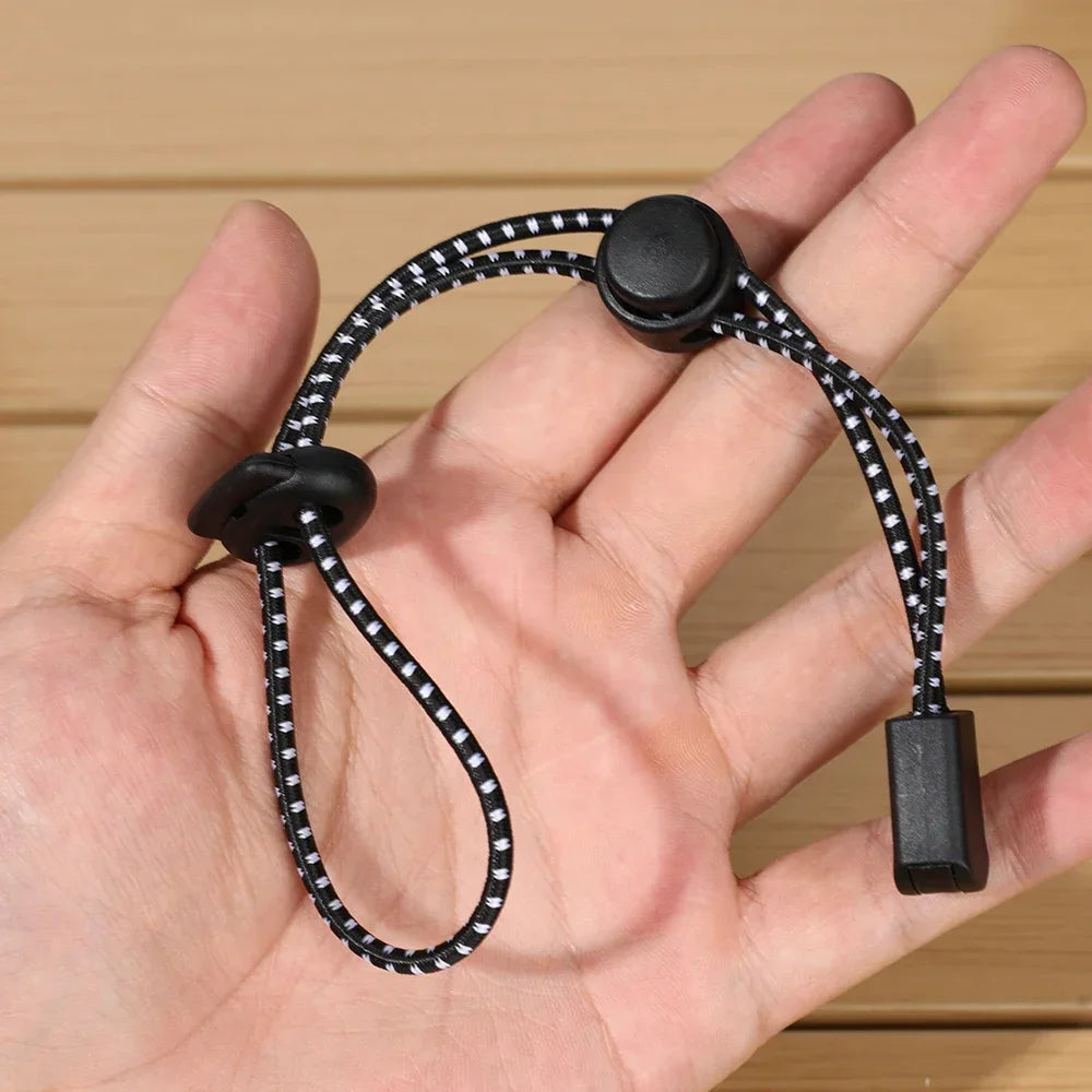 Elastic Rope Buckle – Trekking Pole Fixation for Hiking Camping Gear