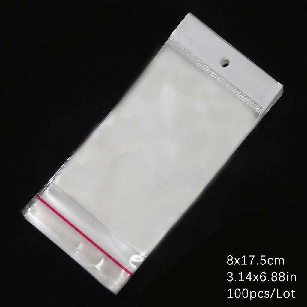 Self-Sealing Cellophane Bags – Transparent Adhesive Packaging for Gifts and Treats