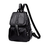 Leather Designer Backpack – Large Capacity Women’s Bag for Travel and School