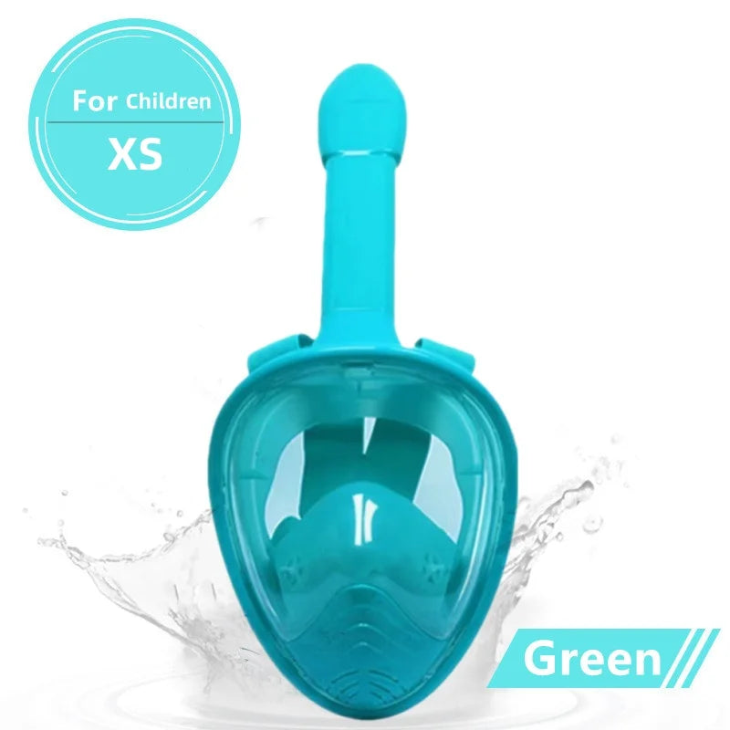 Full Face Snorkel Mask – Anti Fog Diving Gear for Adults and Kids