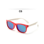 Polarized TR90 Kids Sunglasses – UV400 Silicone Shades for Outdoor Activities
