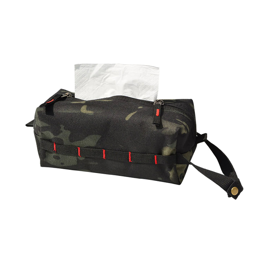 Portable Camping Tissue Case – Hanging Napkin Holder for Outdoor Hiking