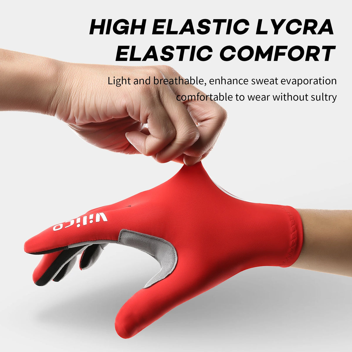 Gel Padded Cycling Gloves – Convertible Full and Half Finger for MTB Riding