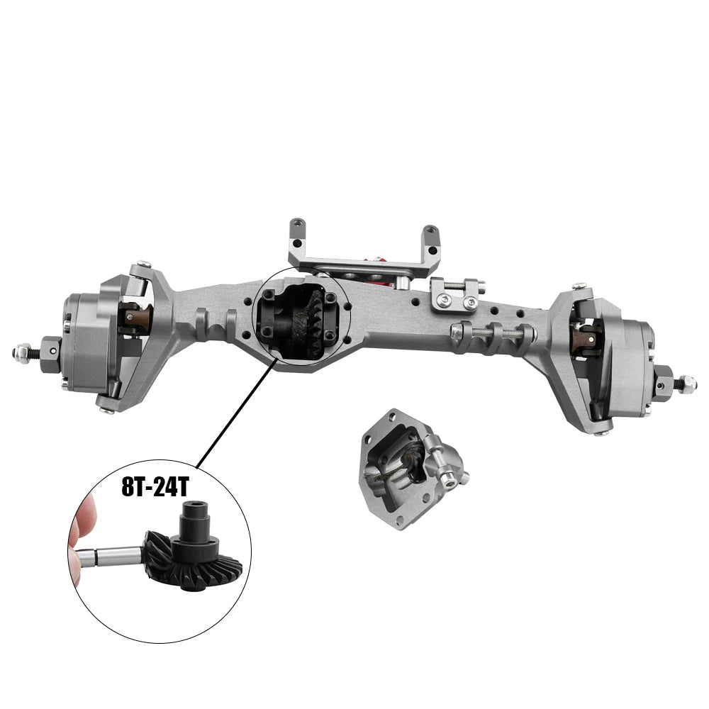 RC Crawler Metal Portal Axle – Front and Rear Upgrade for Buggy Models