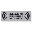 Security Alarm Warning Vinyl Decals – 2.9 Inch Adhesive Labels for Home Safety
