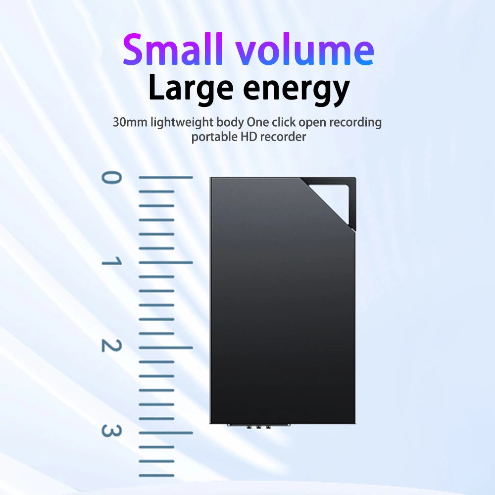 Digital Voice Recorder – Ultra-Thin Audio Dictaphone for Professional Meetings
