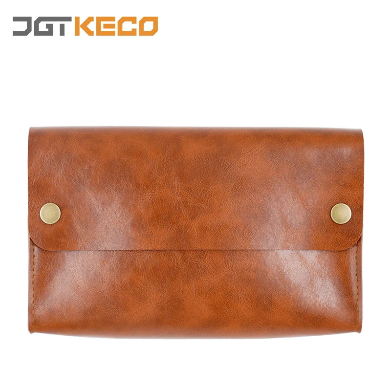 Large PU Leather Cosmetic Bag – Waterproof Travel Organizer for Toiletries