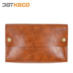 Large PU Leather Cosmetic Bag – Waterproof Travel Organizer for Toiletries