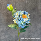 Large Silk Peony Bouquet – Realistic Artificial Flowers for Home Wedding Decor