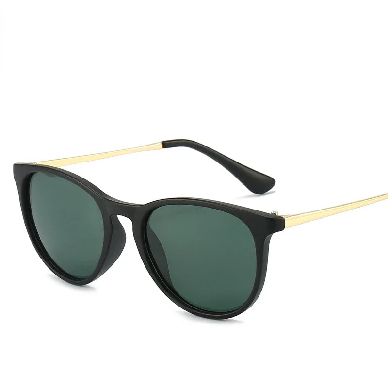 Vintage Round Kids Sunglasses – Polarized Metal UV400 Eyewear for Outdoor Play