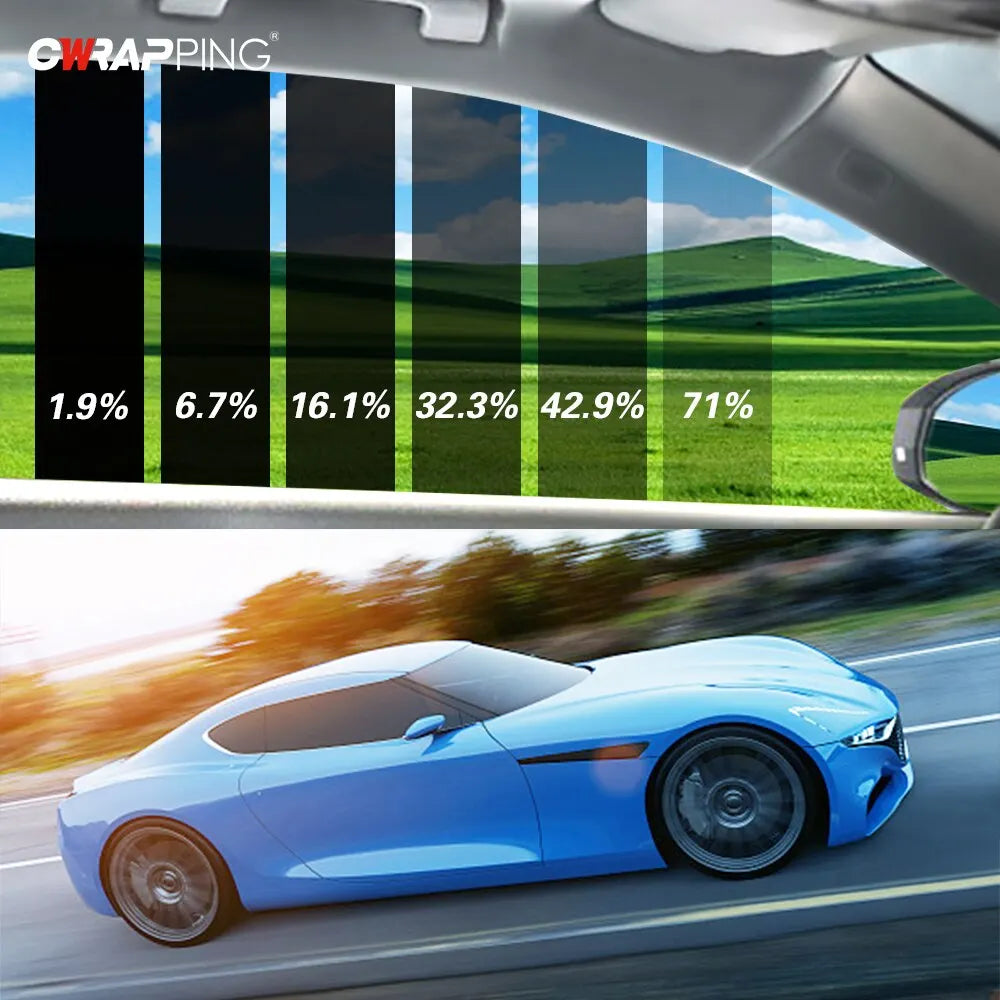 Car Window Tint Film – Solar UV Blocking Privacy Shade for Auto Heat Protection