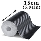 Nano Carbon Fiber Car Trim – Adhesive Vinyl Protector for Vehicle DIY Wrap