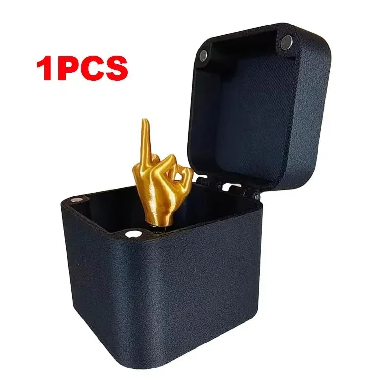 Middle Finger Pop-Up Box – Funny Prank Gift for Office Desk Decoration