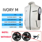 Cooling Fan Vest – Breathable Ice Workwear for Hot Weather Outdoor Labor
