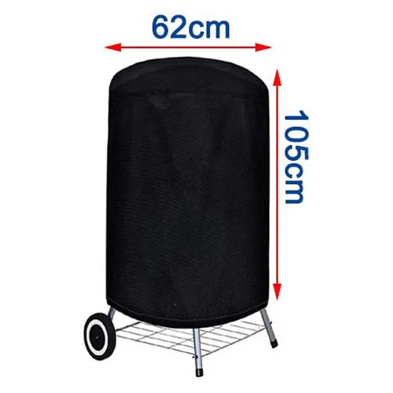 Heavy Duty Waterproof BBQ Cover – Protective Round Grill Shield for Outdoor