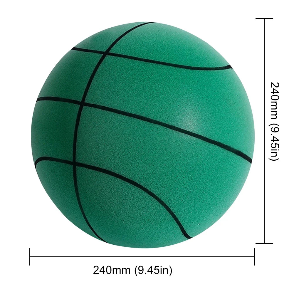 Silent Foam Basketball – Lightweight Elastic Sports Toy for Kids Indoor Play