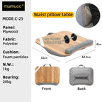 Ergonomic Waist Support Cushion – Lumbar Backrest for Office Computer Chair