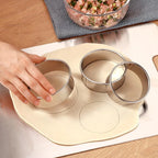 Stainless Steel Round Biscuit Molds – Pastry Cutters for DIY Cake Baking