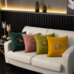 Embroidered Horse Cushion Cover – 45cm Decorative Pillow Case for Home Sofa