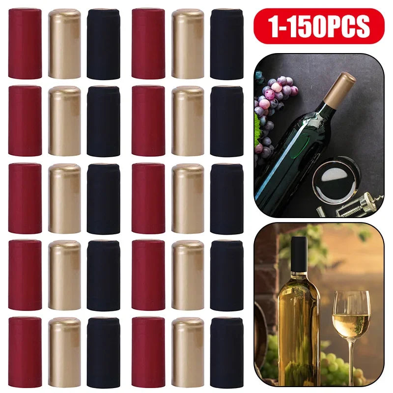 PVC Heat Shrink Capsules – Wine Bottle Sealing Covers for Household Kitchen