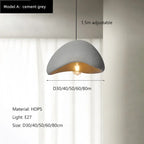 Wabi Sabi Pendant Light – Nordic Minimalist Chandelier for Dining Room Decor