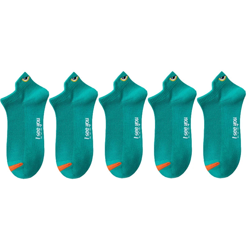 Breathable Ankle Socks – Thin Low-Cut Athletic Wear for Men and Women