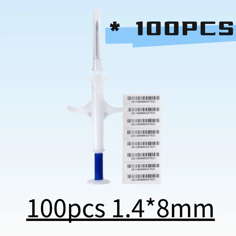 RFID Pet Microchip Syringe – 134.2KHz FDX-B ID Tag for Dogs Cats and Horses
