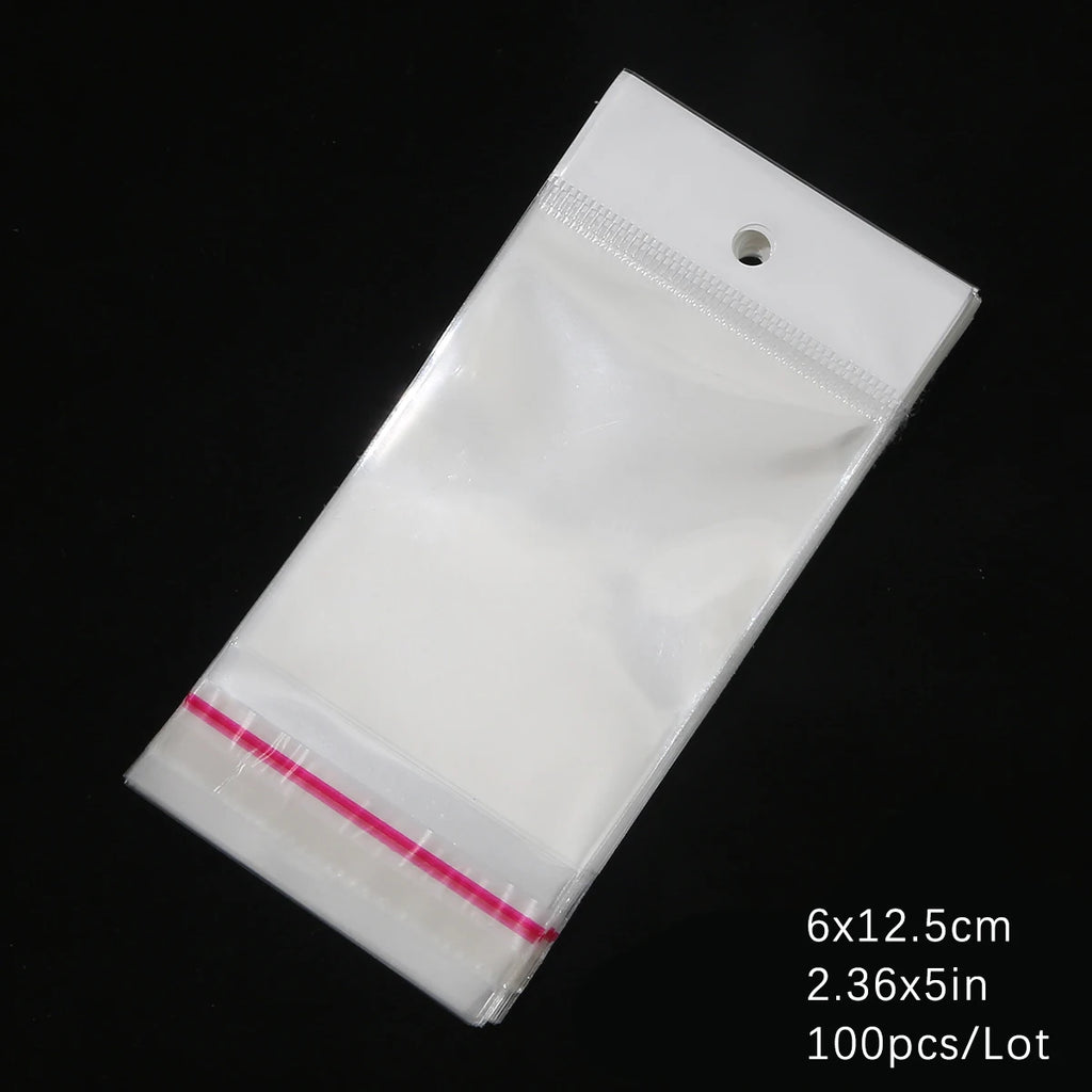 Self-Sealing Cellophane Bags – Transparent Adhesive Packaging for Gifts and Treats