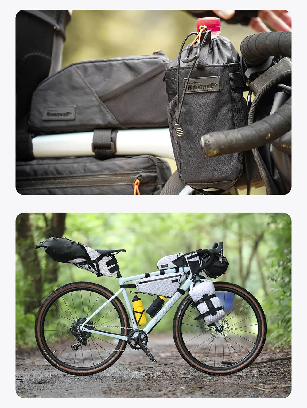 Rhinowalk Bicycle Water Bottle Bag – Insulated Carrier for City Commuting