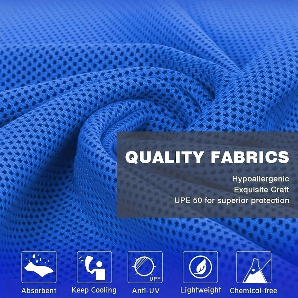 Cooling Hoodie Towel – Sun Protection for Beach Camping and Sports