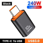 USB to USB-C Adapter – Fast Charging OTG Converter for Smartphones and Laptops