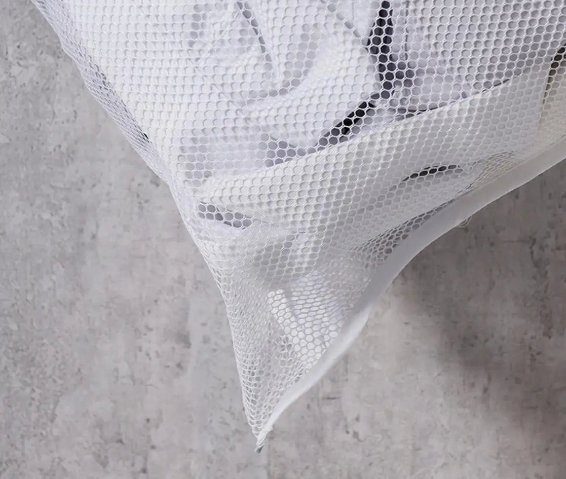 Foldable Mesh Laundry Basket – Wall Hanging Storage for Bathroom Organization