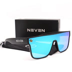Square Conjoined Lens Sunglasses – UV400 Gradient Eyewear for Outdoor Cycling