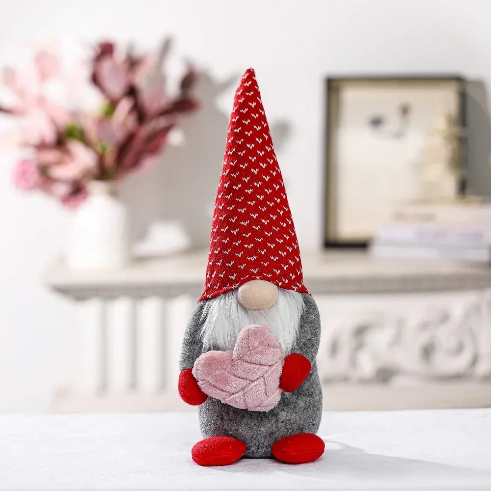 Faceless Gnome Plush Doll – Romantic Valentine's Day Gift for Home Decor