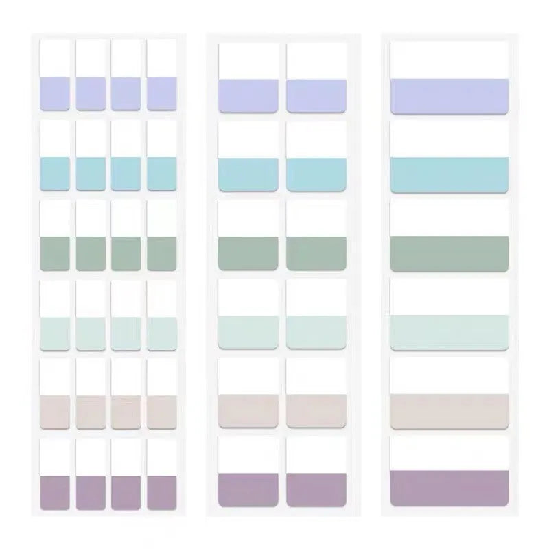 Transparent Sticky Note Index Tabs – Arrow Flags for Planner Page Markers