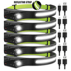 Rechargeable LED Sensor Headlamp – Motion Activated Light for Camping