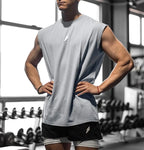 Mens Sleeveless Sports Tank – Quick-Dry Breathable Vest for Gym Training