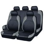Waterproof PU Leather Car Seat Cover – All Season Full Coverage for SUV Sedan